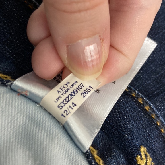 Men’s American Eagle Outfitters Dark Wash Skinny Jeans. Size 30 x 34. - Picture 11 of 12